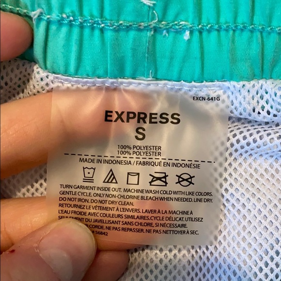 express swim trunks, worn once - Picture 3 of 3